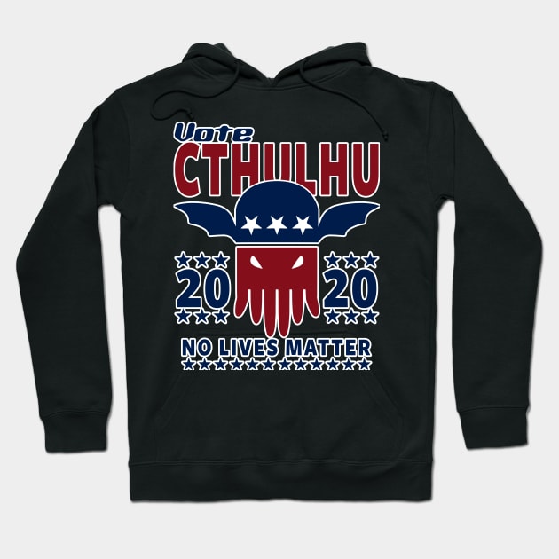 VOTE CTHULHU 2020 - CTHULHU AND LOVECRAFT Hoodie by Tshirt Samurai